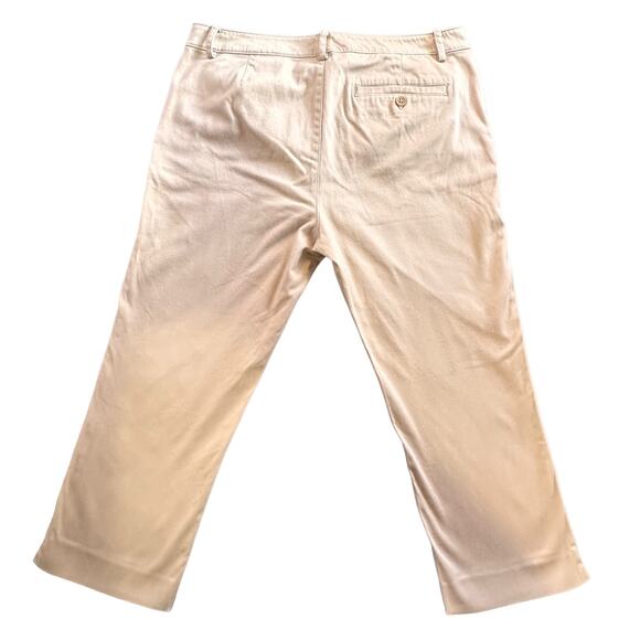 Lauren Ralph Lauren Women's Khaki Capris | Size 12 | Gently Pre-Owned - Picture 2 of 4